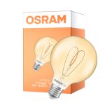 Osram Vintage 1906 LED E27 Globe Fadenlampe Gold 8W 806lm - 922 Extra Warmweiß | Höchste Farbwiedergabe - Dimmbar - Ersatz Für 60W