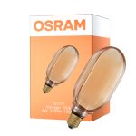 Osram Vintage 1906 LED E27 Globe Fadenlampe Gold 100mm 4W 220lm - 818 Extra Warmweiß | Dimmbar - Ersatz Für 60W
