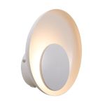 Nordlux Marsi Wandleuchte Metall und PMMA Weiß 7W 260lm - 830 Warmweiß | 3-Stufen Dimmbar
