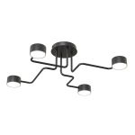 Emibig Deckenleuchte Kurage Stahl Schwarz | Geeignet für 4x GX53 - Max 12W