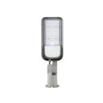 Bright Choice LED-Straßenbeleuchtung 50W 6000lm 70x140D - 740 Kaltweiß | IP65 - Lichtsensor - Asymmetrisch