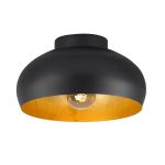 Eglo Deckenleuchte Mogano 2 Schwarz, Gold | Geeignet für E27