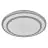 Ledvance LED-Deckenleuchte Orbis Berlin Silber 36W 2450lm - 830 Warmweiß