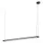 Ledvance LED Pendelleuchte Office Line Slab Schwarz 40W 4100lm - 840 Kaltweiß | Dimmbar