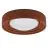 Ledvance LED-Deckenleuchte Orbis Beton Braun 18W 1500lm - 830 Warmweiß | Dimmbar