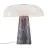 DFTP by Nordlux Tischlampe Glossy Marmor und Glas Grau | 320mm - Geeignet für 1x E27