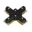 Bright Choice 1-Phasen Rail X-Verbinder Schwarz