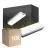Mehrfachpackung 10x Bright Choice LED-Wand- und Deckenleuchte Schwarz 3W 280lm - 830 Warmweiß | IP66
