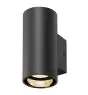 SLV Asto Aluminium Schwarz | Geeignet für 1x GU10
