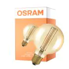 Osram Vintage 1906 LED E27 Globe Fadenlampe Gold 95mm 5.8W 470lm - 822 Extra Warmweiß | Dimmbar