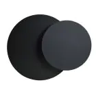 Emibig Wandleuchte Kreis Stahl Schwarz | Geeignet für 1x G9 - Max 8W