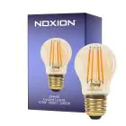 Noxion Lucent Lustre LED E27 Fadenlampe Messing 4.5W 400lm - 822 Extra Warmweiß | Dimmbar - Ersatz Für 35W