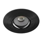 Noxion Einbau Spot Logic MR16 Schwenkbar Schwarz | 92mm - Ausschnitt 80mm - IP20 - incl. GU10 Sockel 