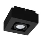 Eglo Decke Spot Mendoza Stahl Schwarz 4.7W 345lm - 830 Warmweiß | Dimmbar - Geeignet für GU10