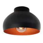 Eglo Deckenleuchte Mogano 2 Schwarz, Bernstein | Geeignet für E27